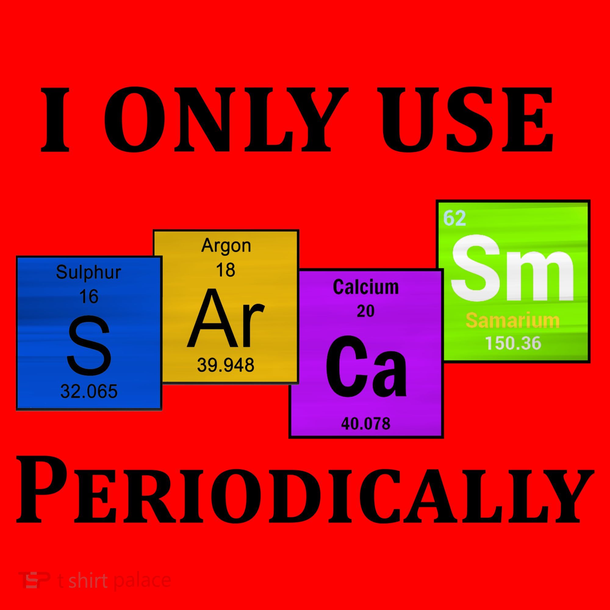 I Only Use Sarcasm Periodically Funny Sarcastic Santa Hat