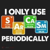 I Only Use Sarcasm Periodically Funny Science Tumbler thumb 3