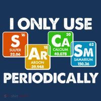 I Only Use Sarcasm Periodically Funny Science Coaster thumb 2