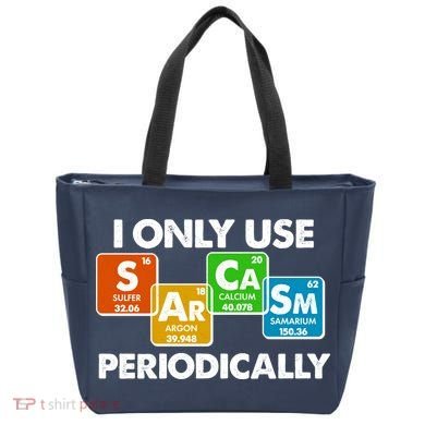 I Only Use Sarcasm Periodically Funny Science Tote Bag