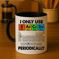 I Only Use SArCaSm Periodically Periodic Chart  Coffee Mug thumb 4