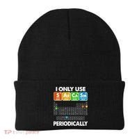 I Only Use SArCaSm Periodically Periodic Chart  Beanie thumb 0
