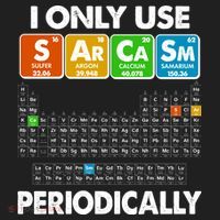 I Only Use SArCaSm Periodically Periodic Chart  Beanie thumb 2
