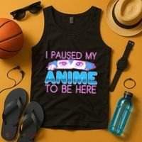 I Pause My Anime To Be Here Anime Fan Tank Top thumb 4