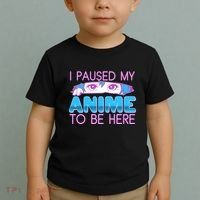 I Pause My Anime To Be Here Anime Fan Toddler T-Shirt thumb 2