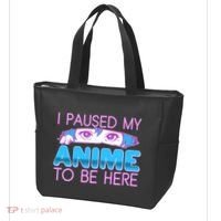 I Pause My Anime To Be Here Anime Fan Tote Bag thumb 3