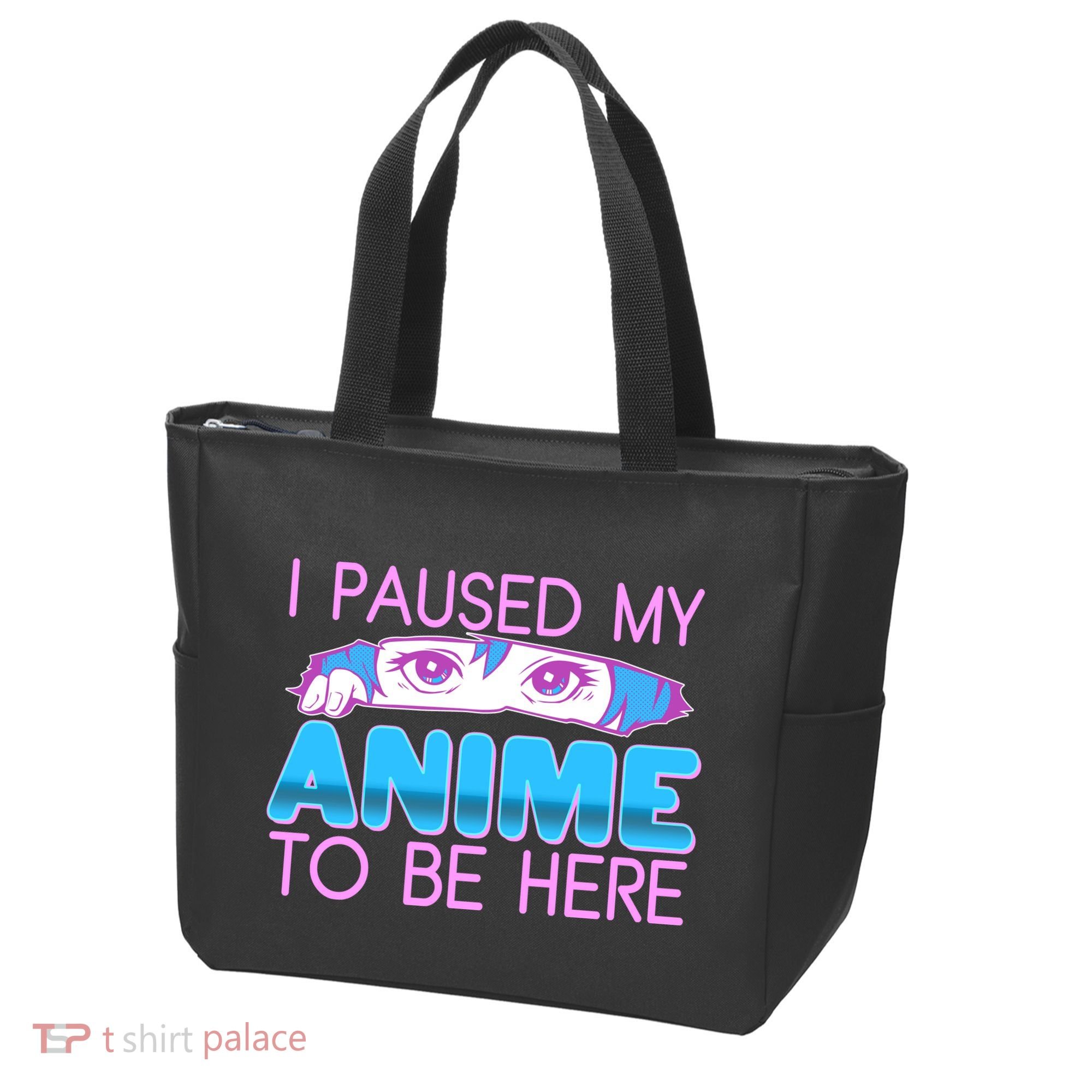 I Pause My Anime To Be Here Anime Fan Tote Bag
