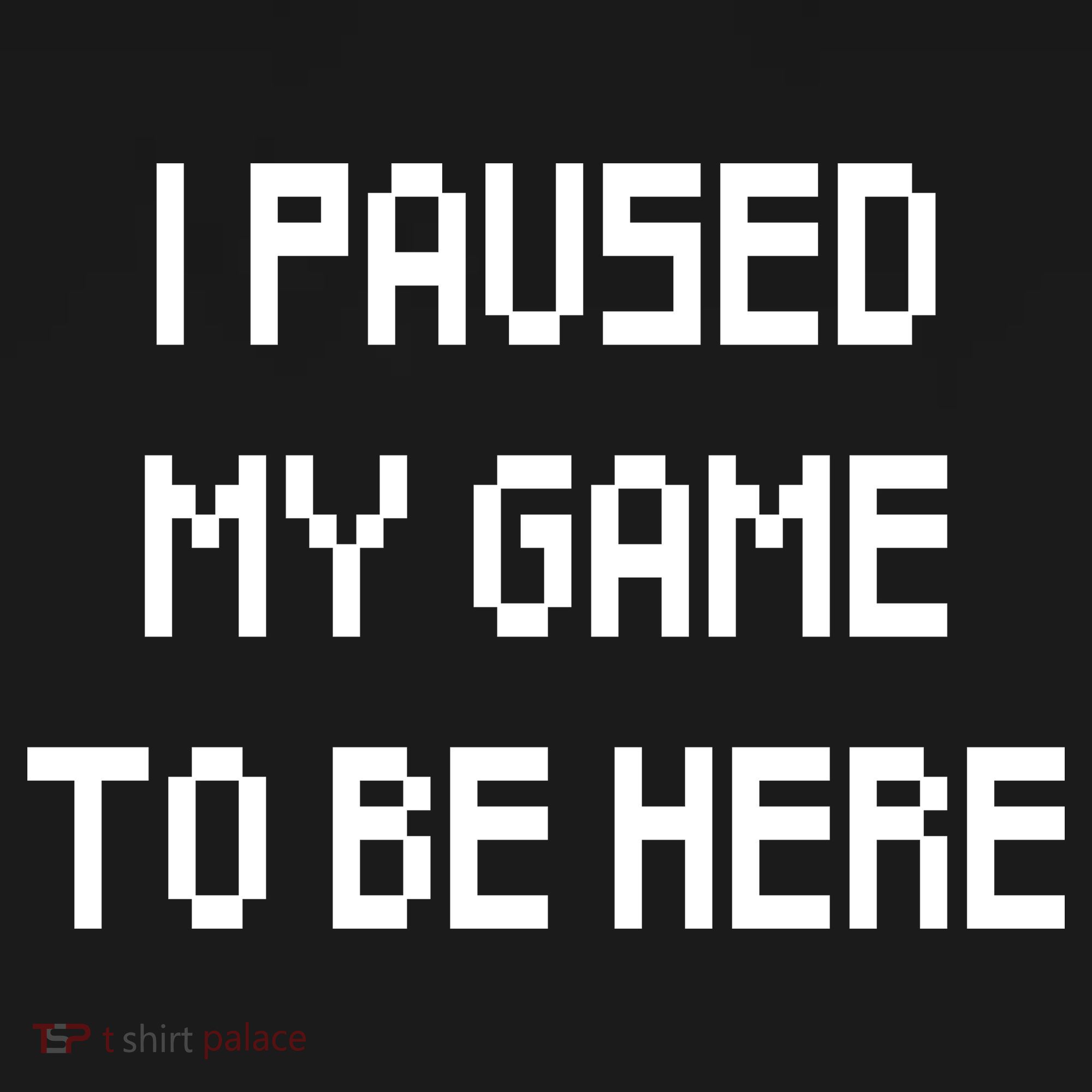 I Paused My Game To Be Here USA-Made Doggie Bandana