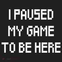 I Paused My Game To Be Here Golf Towel thumb 3