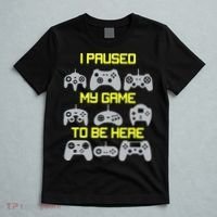I Paused My Game To Be Here Funny Gamer T-Shirt thumb 5