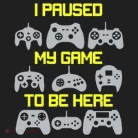 I Paused My Game To Be Here Funny Gamer Beanie thumb 2
