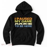 I Paused My Game To Be Here Retro Controllers Hoodie thumb 0