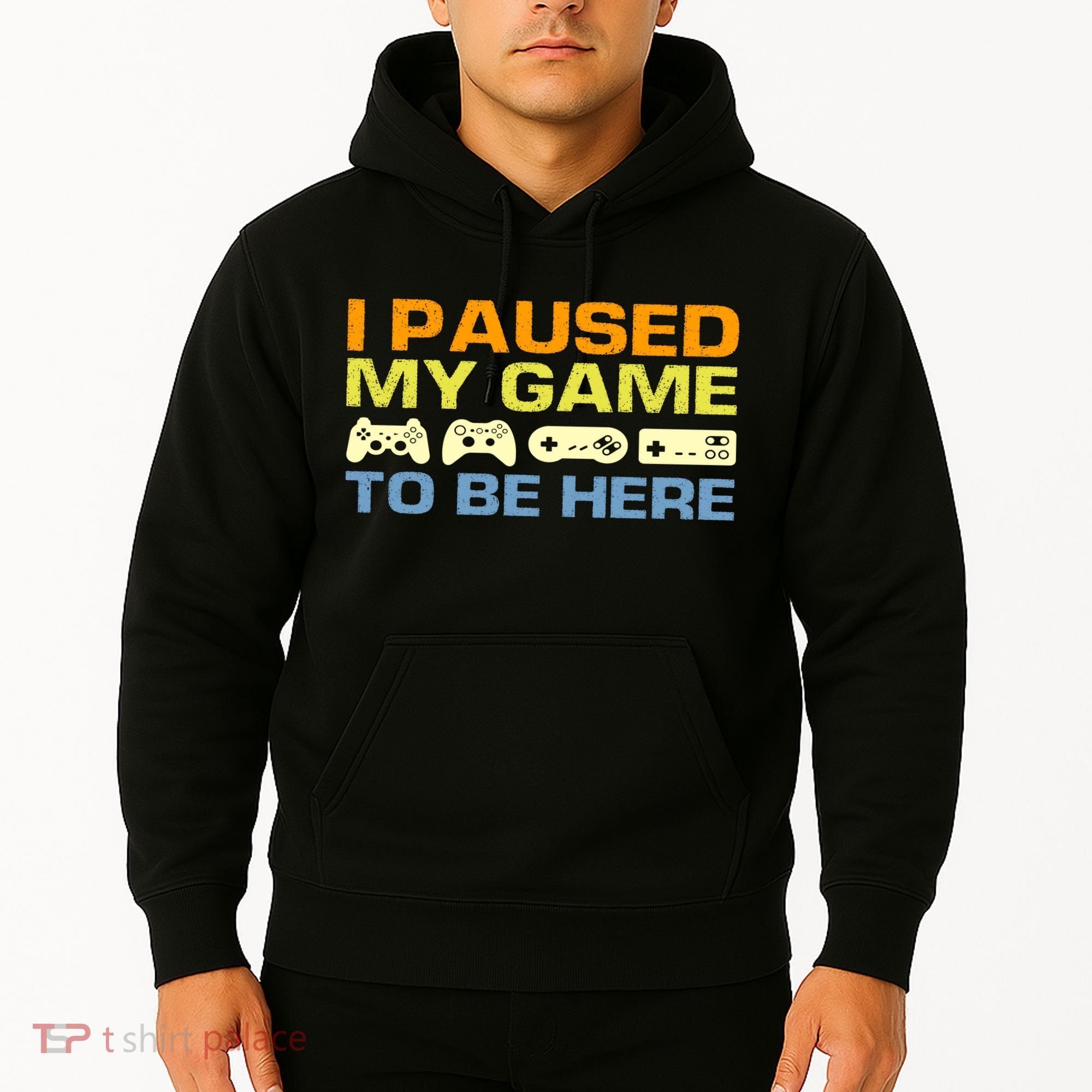 I Paused My Game To Be Here Retro Controllers Hoodie