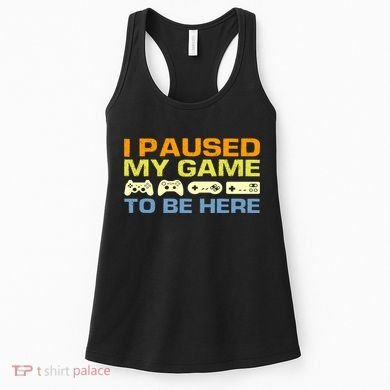 I Paused My Game To Be Here Retro Controllers Women's Tank Top