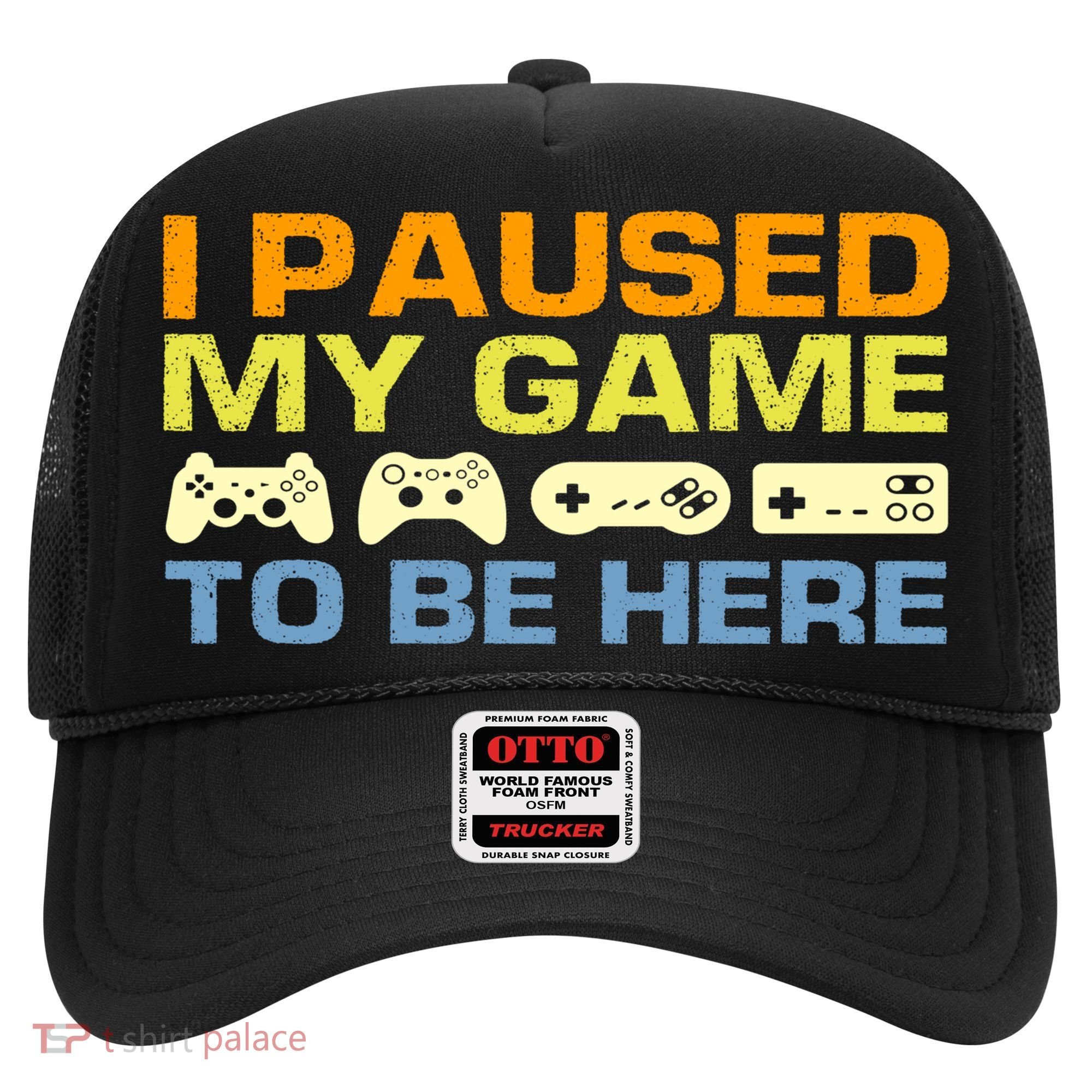 I Paused My Game To Be Here Retro Controllers Hat