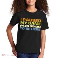 I Paused My Game To Be Here Retro Controllers Kids T-Shirt thumb 2