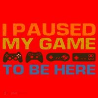 I Paused My Game To Be Here Retro Controllers Santa Hat thumb 1
