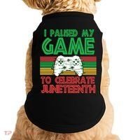 I Paused My Game To Celebrate Juneteenth Doggie Tank thumb 0