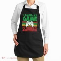 I Paused My Game To Celebrate Juneteenth Apron thumb 2