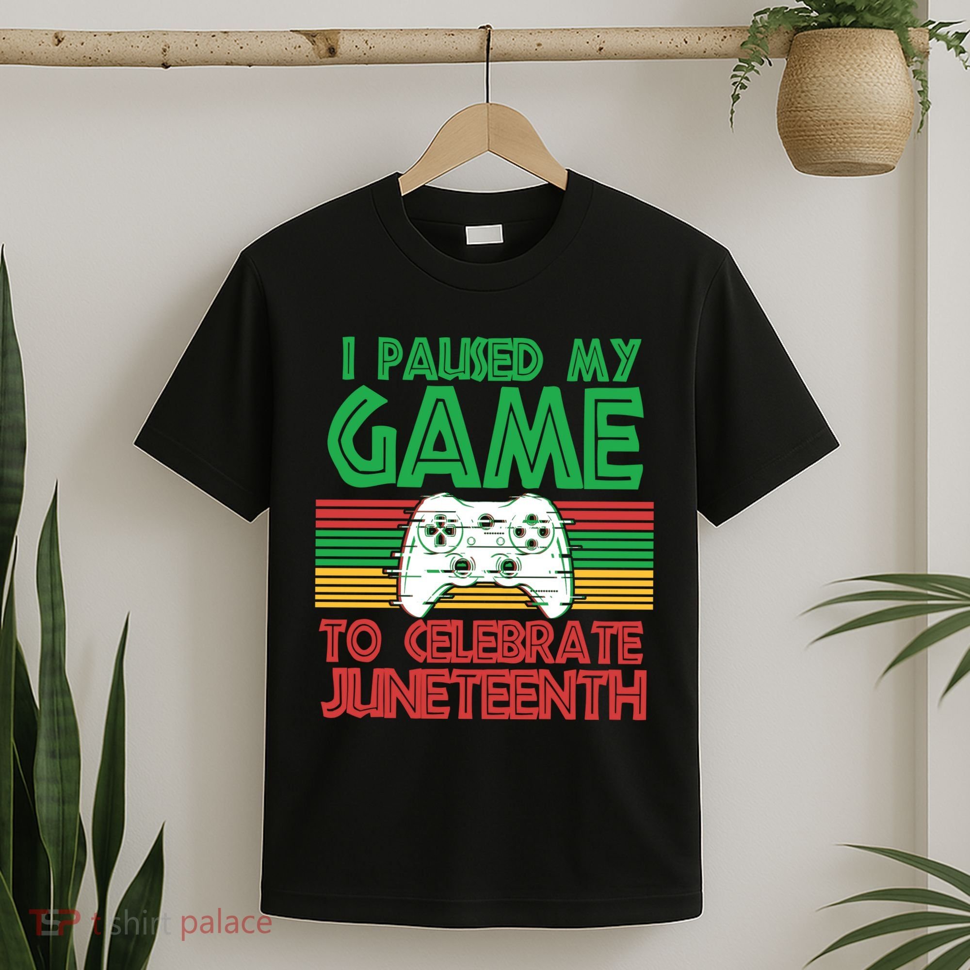 I Paused My Game To Celebrate Juneteenth T-Shirt