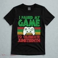 I Paused My Game To Celebrate Juneteenth T-Shirt thumb 5