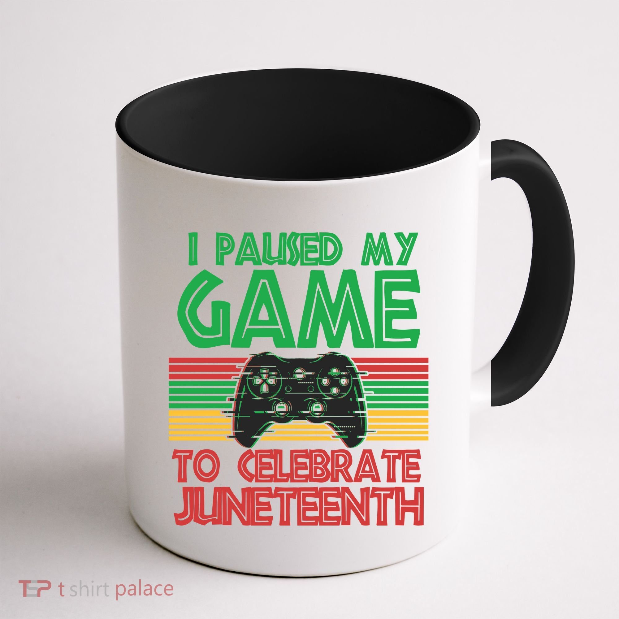 I Paused My Game To Celebrate Juneteenth Coffee Mug