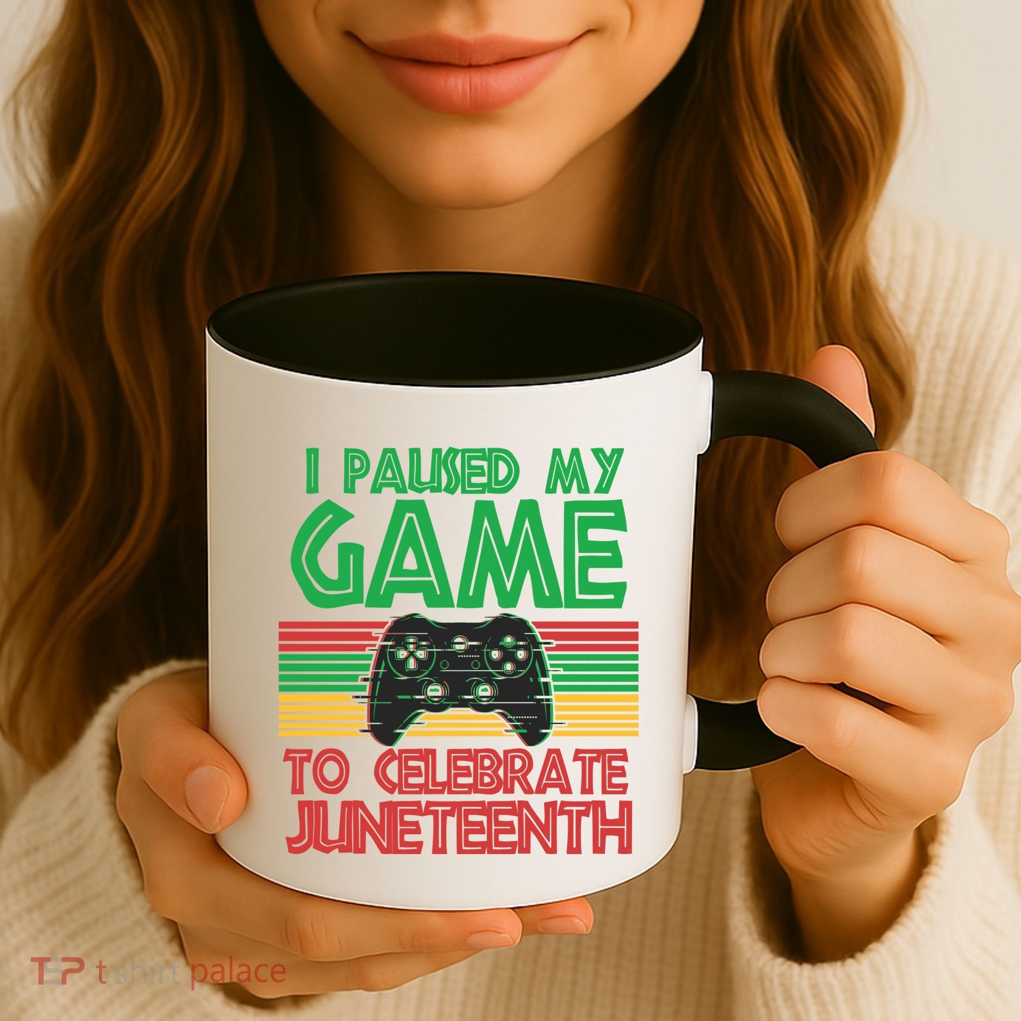 I Paused My Game To Celebrate Juneteenth Coffee Mug