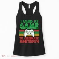 I Paused My Game To Celebrate Juneteenth Women's Tank Top thumb 0