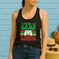 I Paused My Game To Celebrate Juneteenth Women's Tank Top thumb 2