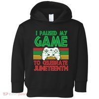 I Paused My Game To Celebrate Juneteenth Toddler Hoodie thumb 0
