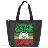 I Paused My Game To Celebrate Juneteenth Tote Bag thumb 0