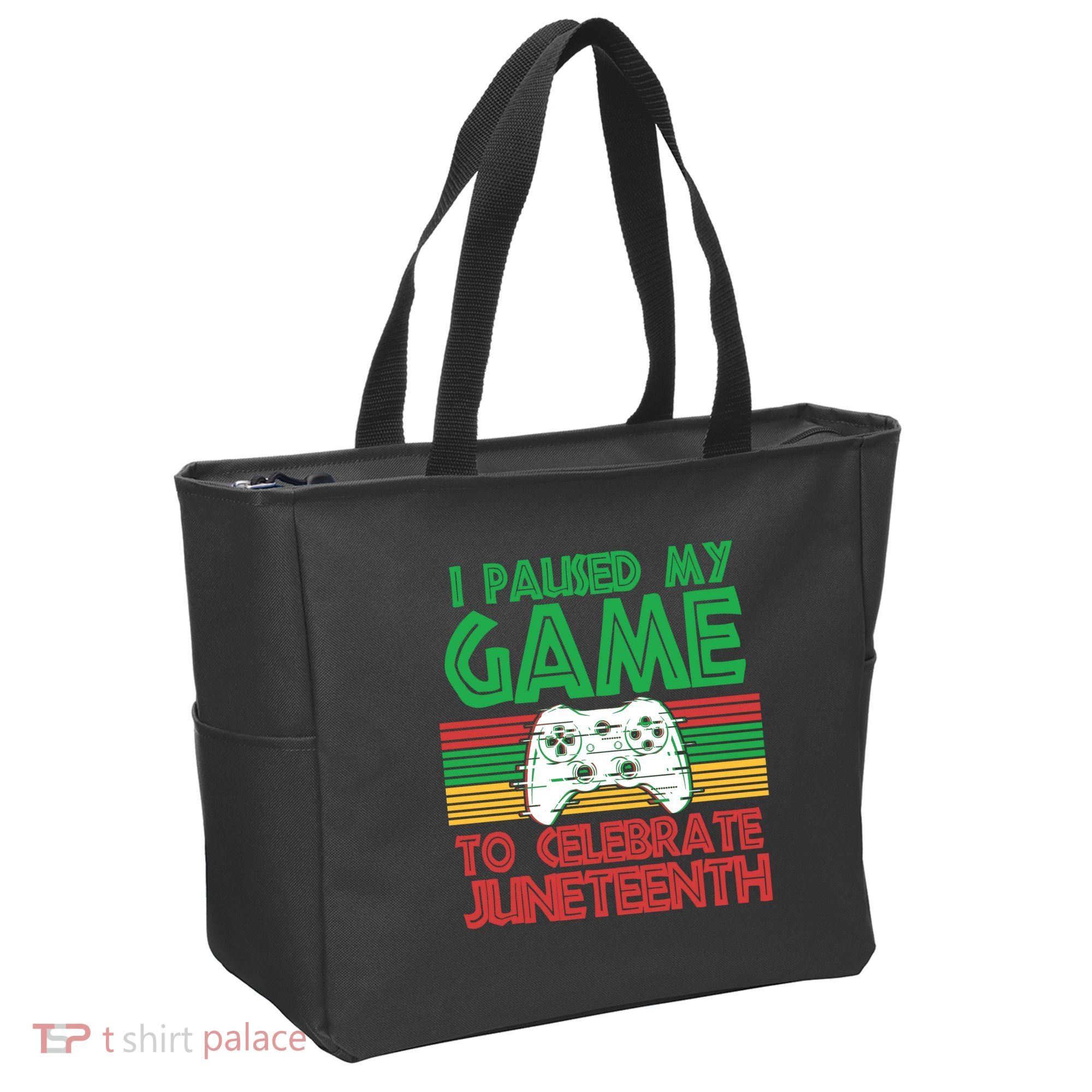 I Paused My Game To Celebrate Juneteenth Tote Bag