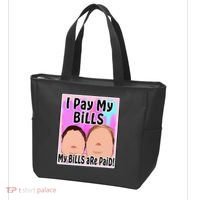 I Pay My Bills My Bills Are Paid Funny Meme Tote Bag thumb 3