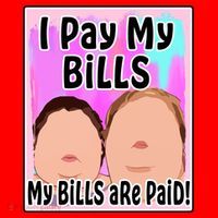 I Pay My Bills My Bills Are Paid Funny Meme Santa Hat thumb 1