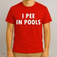 I Pee In Pools T-Shirt thumb 3