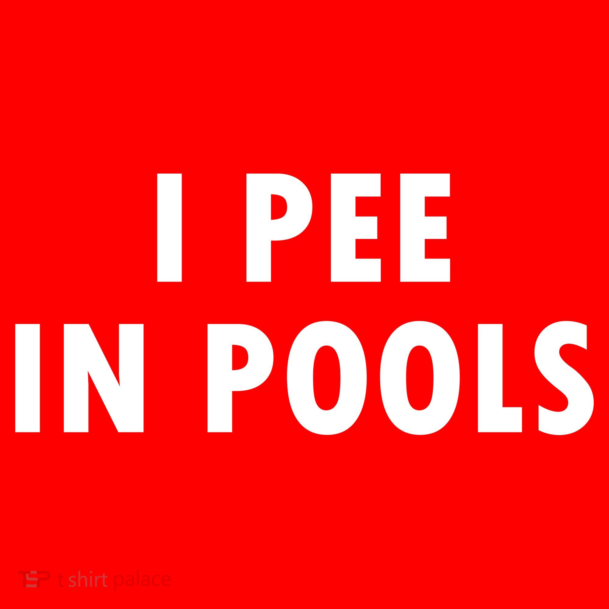 I Pee In Pools Ornament