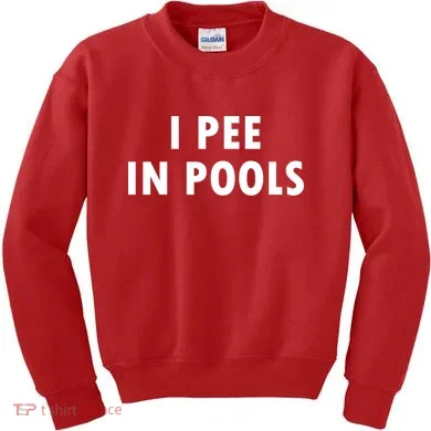 I Pee In Pools Kids Sweatshirt