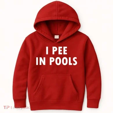 I Pee In Pools Kids Hoodie
