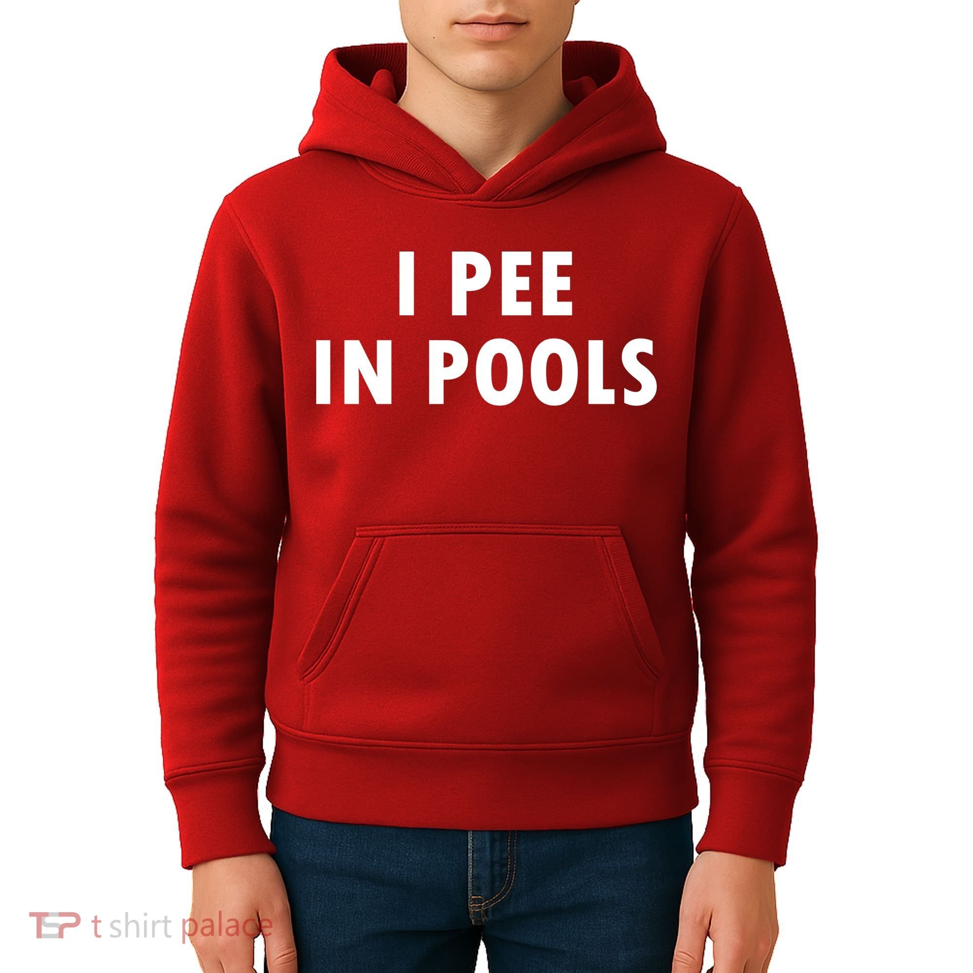 I Pee In Pools Kids Hoodie
