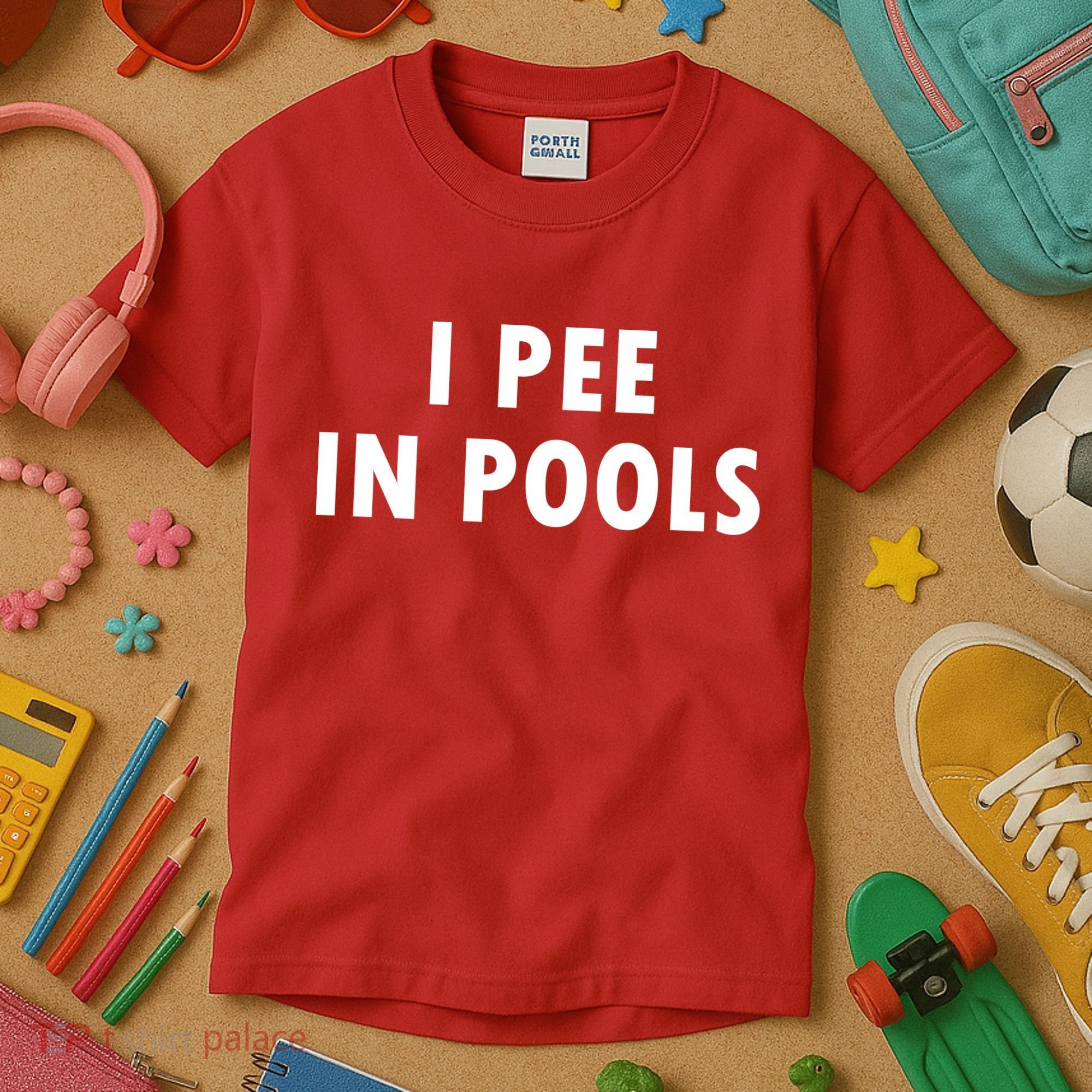 I Pee In Pools Kids T-Shirt