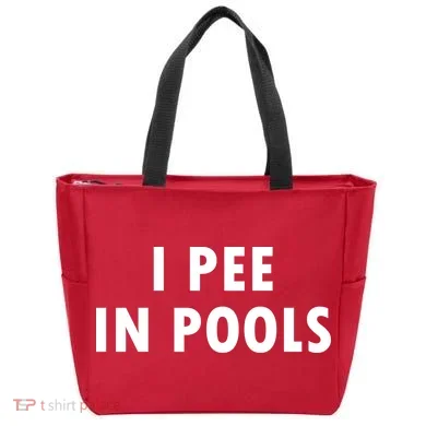 I Pee In Pools Tote Bag