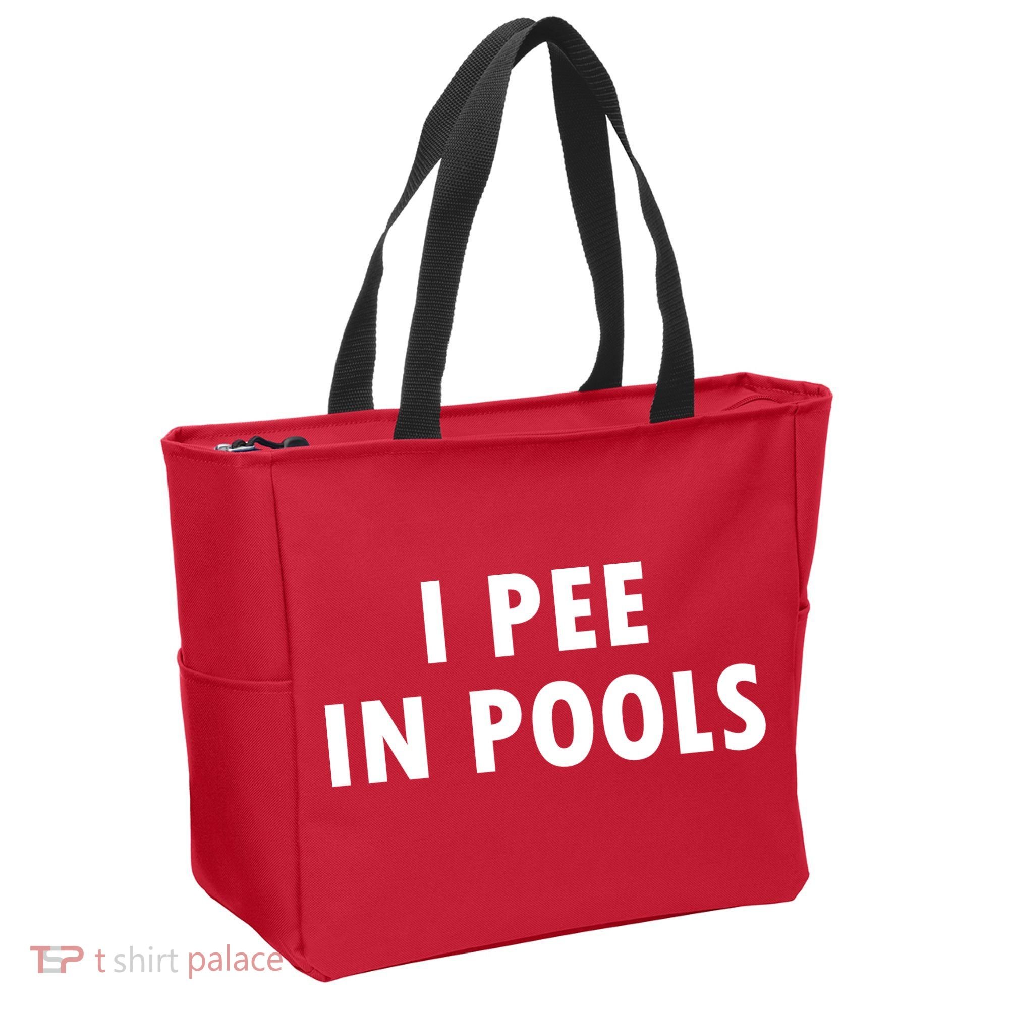 I Pee In Pools Tote Bag