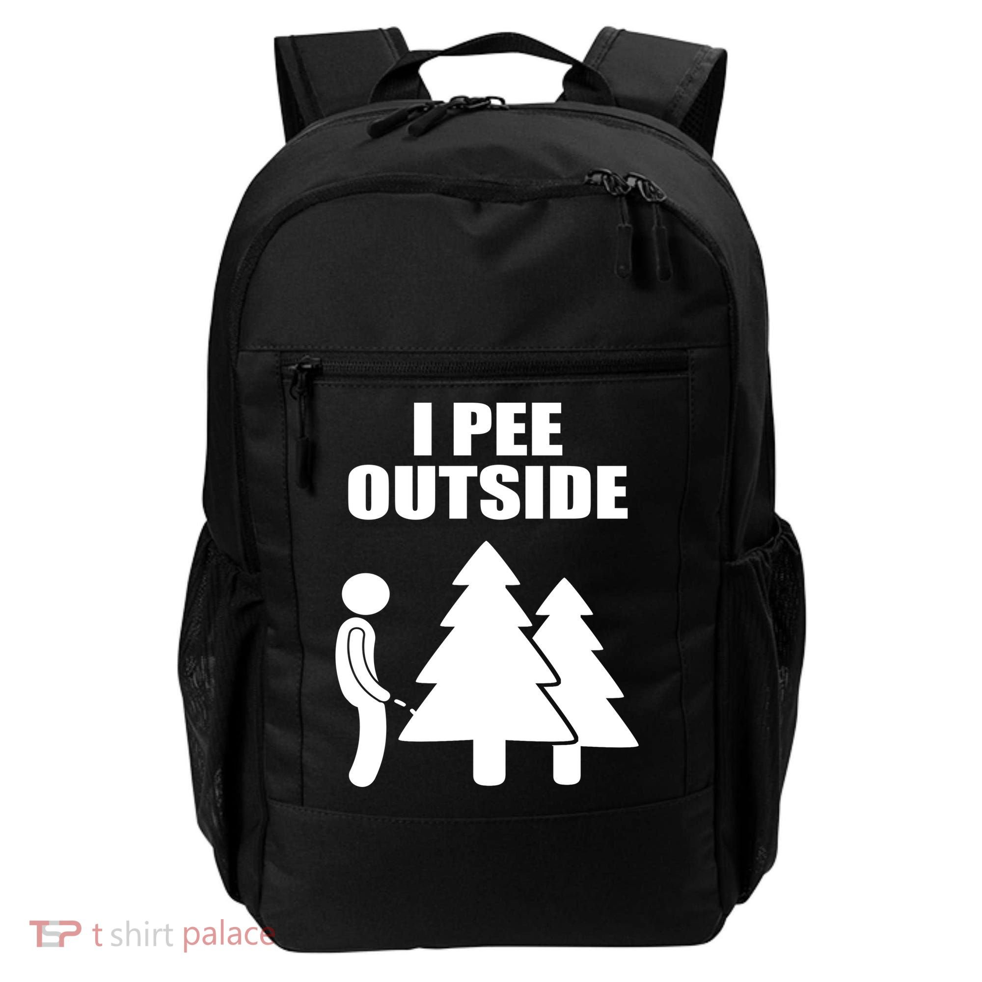 I Pee Outside Backpack