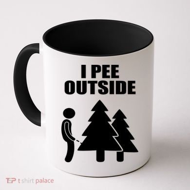 I Pee Outside Coffee Mug