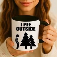 I Pee Outside Coffee Mug thumb 3