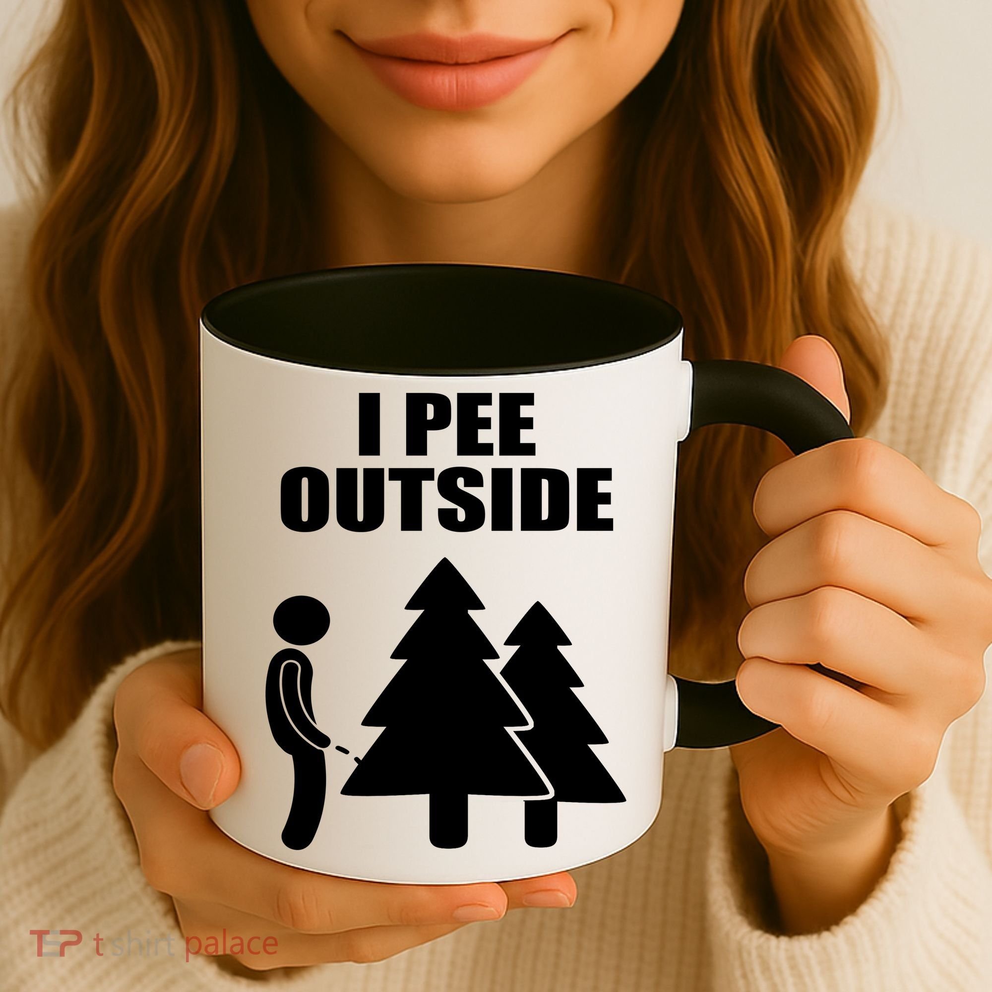 I Pee Outside Coffee Mug