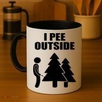 I Pee Outside Coffee Mug thumb 4