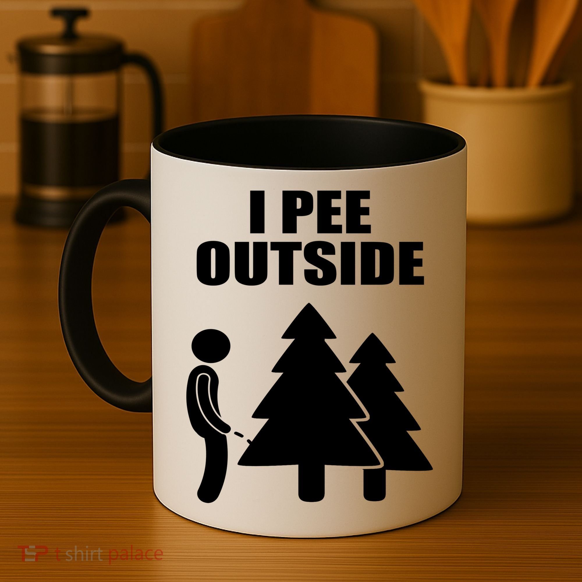 I Pee Outside Coffee Mug