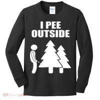 I Pee Outside Kids Long Sleeve Shirt thumb 0