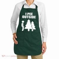 I Pee Outside Apron thumb 2